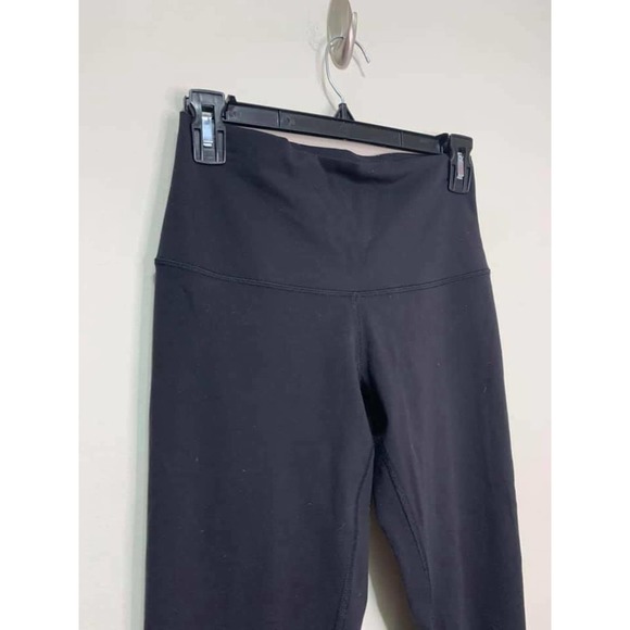 Lululemon‎ Wunder Under Pant Roll Down Black Size 4 - Picture 3 of 5